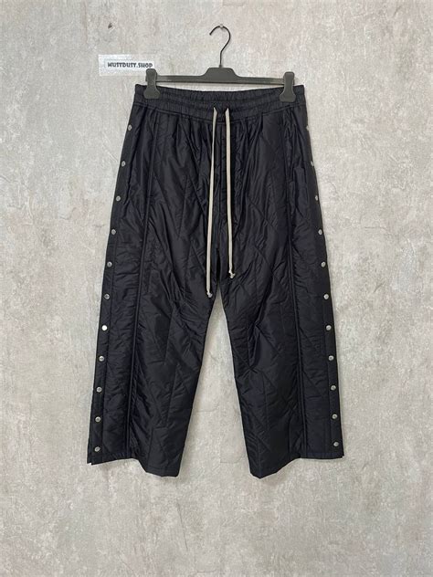 rick owens pusher button pants